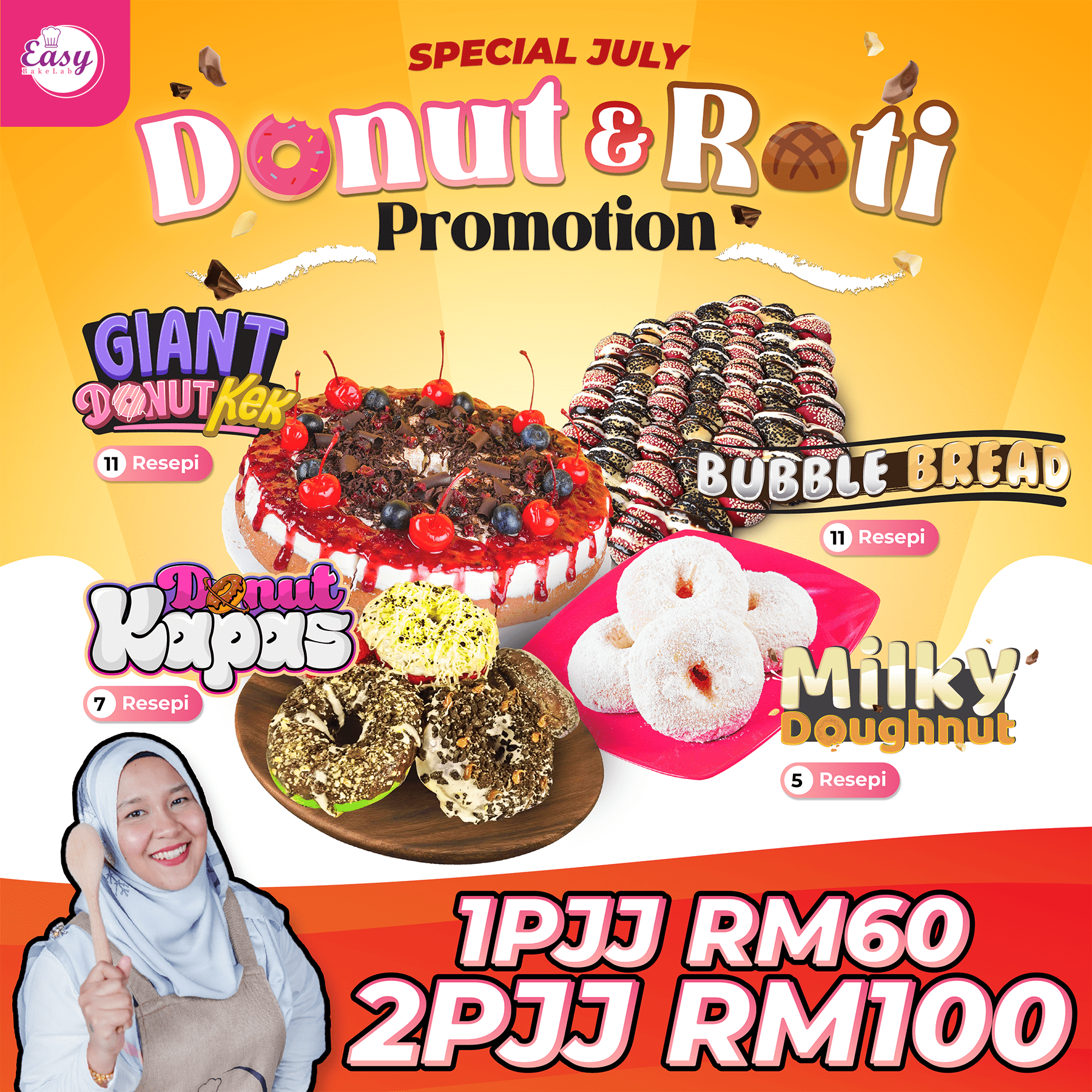 [SPECIAL JULY] - PROMOSI KELAS DONUT & ROTI